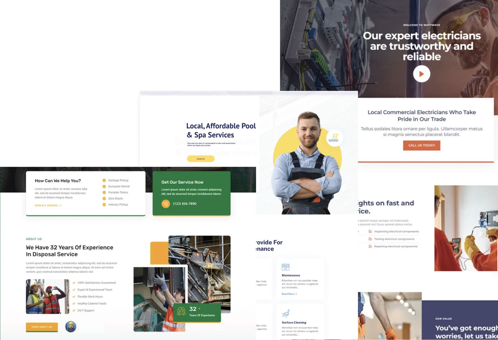 Landing pages